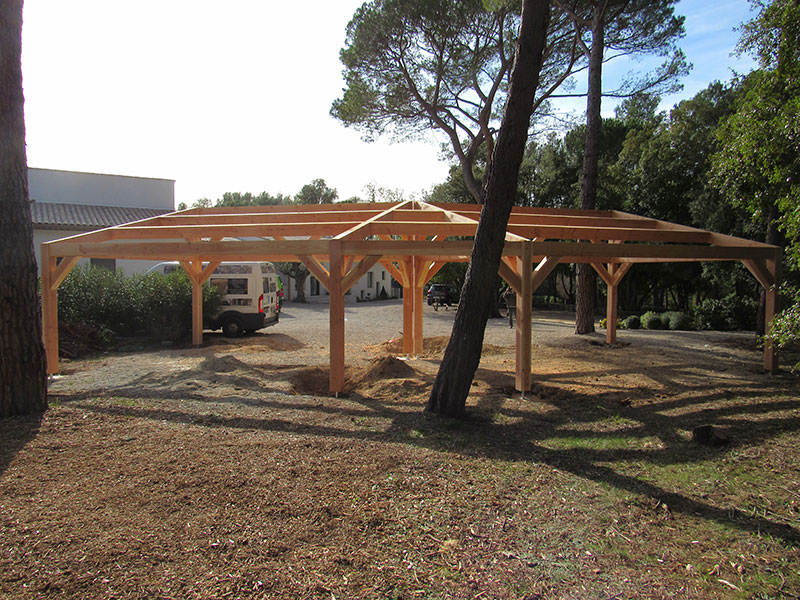 Création de carport dans le secteur d'Andon