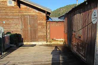 Ancien revêtement en bois